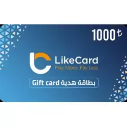LikeCard Gift Card Turky Store TRY 1000 LikeCard Gift Card Turky Store TRY 1000