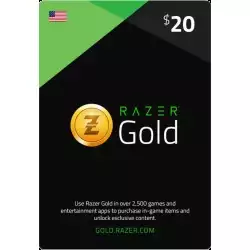 Razer Gold 20$ USA Gift Card