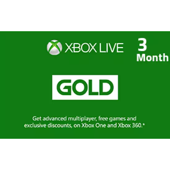 Xbox Game Pass Core Subscription UAE Store 3 Months