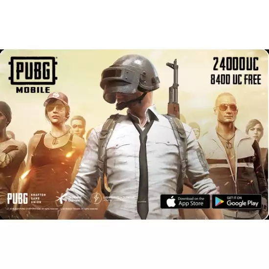PUBG Mobile - 24000 UC + 8400 UC (Digital Code) PUBG Mobile - 24000 UC + 8400 UC (Digital Code)
