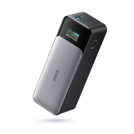 Anker Power Bank, 24,000mAh 3-Port Portable Charger with 140W Output, 737 (PowerCore 24K), Smart Digital Display, Compatible with iPhone 13 Series, Samsung, Dell, AirPods, and More Anker Power Bank, 24,000mAh 3-Port Portable Charger with 140W Output, 737 (PowerCore 24K), Smart Digital Display, Compatible with iPhone 13 Series, Samsung, Dell, AirPods, and More