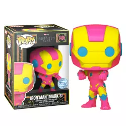 Funko Pop! Super Heroes: Marvel - The Infinity Saga - Iron Man Mark III (Mark 3) (Blacklight) (Exclusive) -1406 Funko Pop! Super Heroes: Marvel - The Infinity Saga - Iron Man Mark III (Mark 3) (Blacklight) (Exclusive) -1406
