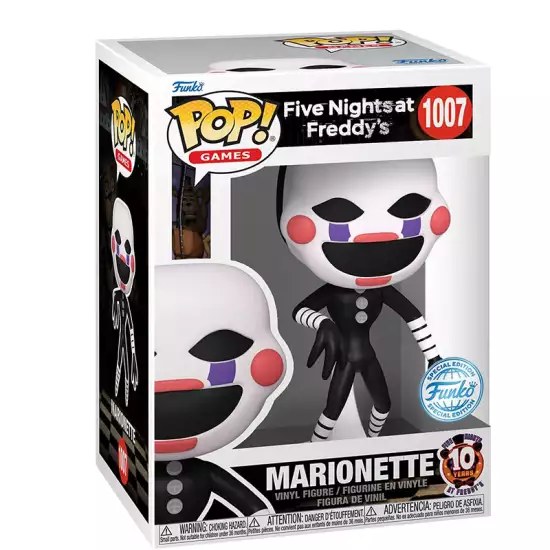 Funko Pop! Games: Five Nights at Freddy''s 10th Anniversary - Marionette (Exclusive) (1007) Funko Pop! Games: Five Nights at Freddy''s 10th Anniversary - Marionette (Exclusive) (1007)
