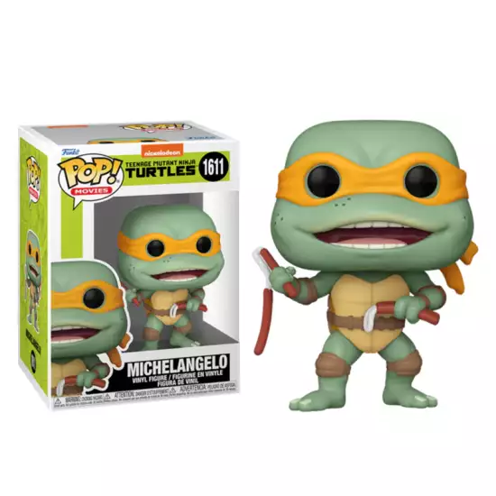 Funko Pop! Cartoon Animation: Nickelodeon - Teenage Mutant Ninja Turtle - Michael Angelo Sausage Nunchuks (1611)