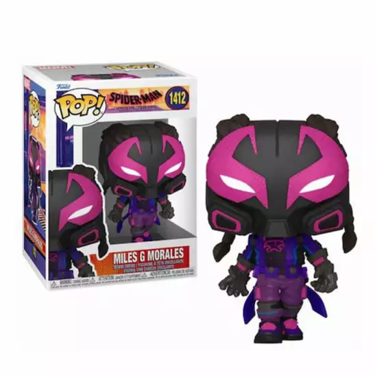 Funko Pop! Super Heroes: Marvel - Spider-Man: Across the Spider-Verse - Miles G. Morales (Prowler) (1412) Funko Pop! Super Heroes: Marvel - Spider-Man: Across the Spider-Verse - Miles G. Morales (Prowler) (1412)