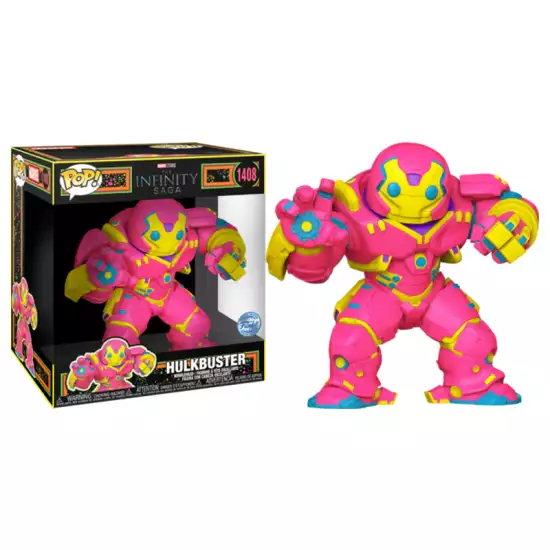 Funko Pop! Jumbo Super Heroes: Marvel - The Infinity Saga - Iron Man Hulkbuster (Blacklight) (Exclusive) (1408) Funko Pop! Jumbo Super Heroes: Marvel - The Infinity Saga - Iron Man Hulkbuster (Blacklight) (Exclusive) (1408)