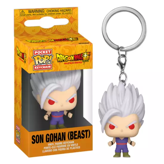 Funko Pocket Pop! Keychain Anime: Dragon Ball Super - Son Gohan (Beast) (1703) Funko Pocket Pop! Keychain Anime: Dragon Ball Super - Son Gohan (Beast) (1703)