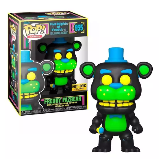 Funko Pop! Games: Five Nights at Freddy''''s - Freddy Fazbear (Blacklight) (Exclusive) (955) Funko Pop! Games: Five Nights at Freddy''''s - Freddy Fazbear (Blacklight) (Exclusive) (955)