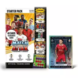Topps Match Attax 24/25 - Amazon Starter Pack Exclusive! 48 Match Attax cards including a guaranteed Platinum Pull LE and more! Kickstart your collection now!
