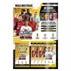 Topps Match Attax 24/25 Mega Multipack - Includes 48 Match Attax Cards, 3 Random LE's and a Generation Now LE