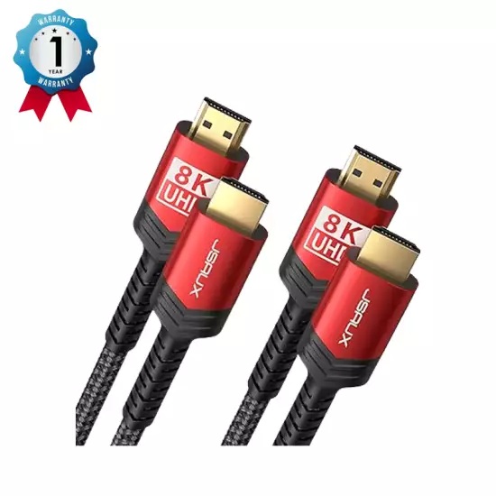 JSAUX( CV0011) 8K HDMI Cable 2.1 3m (2 pack) JSAUX( CV0011) 8K HDMI Cable 2.1 3m (2 pack)