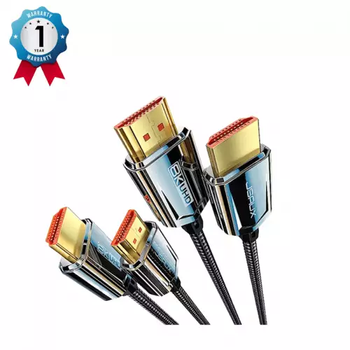JSAUX( CV0046) 8K@60Hz HDMI to HDMI Zinc Alloy Cable 3 meter