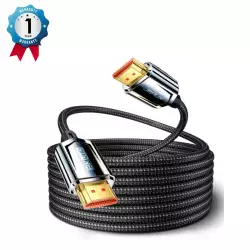 JSAUX( CV0046) 1pack 8K@60Hz HDMI to HDMI Zinc Alloy Cable 1.8 M BLACK JSAUX( CV0046) 1pack 8K@60Hz HDMI to HDMI Zinc Alloy Cable 1.8 M BLACK