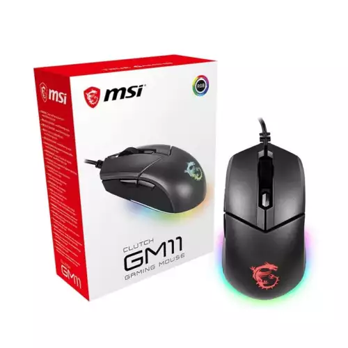MSI Clutch Gm11 Msi S12-0401650-Cla Clutch Gm11 Gaming Mouse - Graphite Black