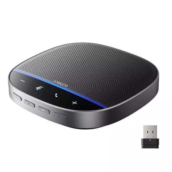 Anker PowerConf S500 Speakerphone with Zoom Rooms Certification, USB-C Conference Bluetooth Speaker, Bluetooth Speakerphone for Conference Room, Conference Microphone with Premium Voice Pickup Anker PowerConf S500 Speakerphone with Zoom Rooms Certification, USB-C Conference Bluetooth Speaker, Bluetooth Speakerphone for Conference Room, Conference Microphone with Premium Voice Pickup
