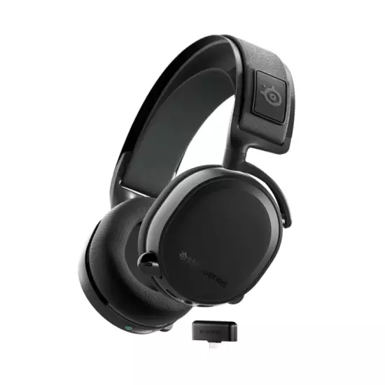 Steelseries Arctis 7+ Wireless Gaming Headset - Lossless 2.4 Ghz - 30 Hour Battery Life - For Pc, Ps5, Ps4, Mac, Android And Switch - Black Steelseries Arctis 7+ Wireless Gaming Headset - Lossless 2.4 Ghz - 30 Hour Battery Life - For Pc, Ps5, Ps4, Mac, Android And Switch - Black