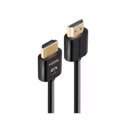 Promate 4k hdmi cable, high-speed 1.5 meter hdmi cable with 24k gold plated connector and ethernet, 3d video support for hdtv, projectors, computers, led tv and game consoles, prolink4k2-150