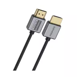 Promate HDMI 2.1 Cable, 1.5m HDMI to HDMI Slim Cable with 48Gbps Bandwidth, 8K@60Hz Resolution, UHD Dynamic HDR eARC Wire for MacBook Pro, PS5, TV, Xbox, Roku, Blu-ray Projector, PrimeLink8K-150