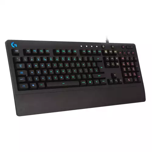 Logitech G213 Prodigy Gaming Keyboard, LIGHTSYNC RGB Backlit Keys, Spill-Resistant, Customizable Keys, Dedicated Multi-Media Keys – Black