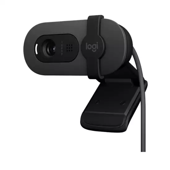 Logitech Brio 100 Full HD Webcam for Meetings and Streaming, Auto-Light Balance, Built-In Mic, Privacy Shutter, USB-A, for Microsoft Teams, Google Meet, Zoom and More - Graphite Logitech Brio 100 Full HD Webcam for Meetings and Streaming, Auto-Light Balance, Built-In Mic, Privacy Shutter, USB-A, for Microsoft Teams, Google Meet, Zoom and More - Graphite
