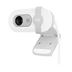 Logitech Brio 100 Full HD Webcam for Meetings and Streaming, Auto-Light Balance, Built-In Mic, Privacy Shutter, USB-A, for Microsoft Teams, Google Meet, Zoom and More - White Logitech Brio 100 Full HD Webcam for Meetings and Streaming, Auto-Light Balance, Built-In Mic, Privacy Shutter, USB-A, for Microsoft Teams, Google Meet, Zoom and More - White