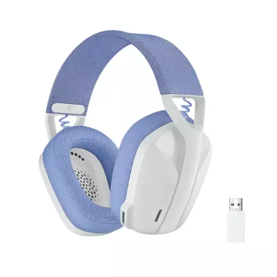 Logitech G435 LIGHTSPEED Wireless Gaming Headset - WHITE - 2.4GHZ Logitech G435 LIGHTSPEED Wireless Gaming Headset - WHITE - 2.4GHZ