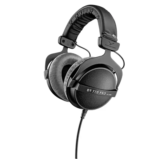Beyerdynamic DT 770 PRO 250 Ohm Over-Ear Studio Headphones - Gray, Wired (Used) Beyerdynamic DT 770 PRO 250 Ohm Over-Ear Studio Headphones - Gray, Wired (Used)