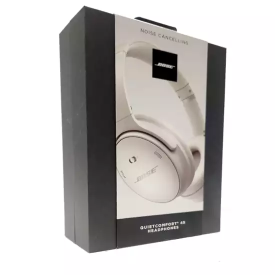 Bose QuietComfort 45 wireless noise cancelling headphones - White, Universal Bose QuietComfort 45 wireless noise cancelling headphones - White, Universal