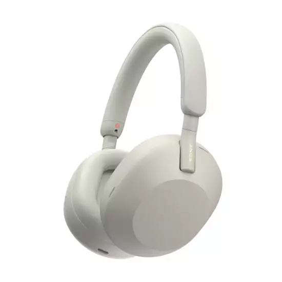 Sony WH 1000XM5 Noise Cancelling Wireless Headphones 30 hours battery life Over ear style Optimised for Alexa and the Google Assistant with built in mic for phone calls, Silver Sony WH 1000XM5 Noise Cancelling Wireless Headphones 30 hours battery life Over ear style Optimised for Alexa and the Google Assistant with built in mic for phone calls, Silver