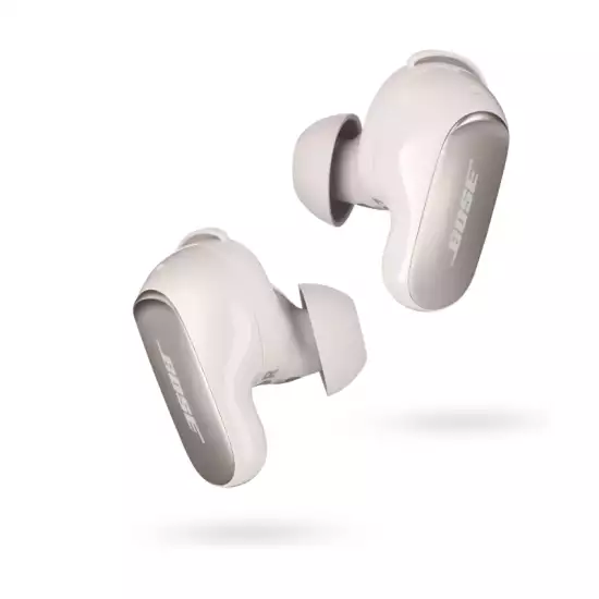 Bose QuietComfort Ultra Wireless Noise Cancelling Earbuds, Bluetooth Noise Cancelling Earbuds with Spatial Audio and World-Class Noise Cancellation, White Smoke 2023 Bose QuietComfort Ultra Wireless Noise Cancelling Earbuds, Bluetooth Noise Cancelling Earbuds with Spatial Audio and World-Class Noise Cancellation, White Smoke 2023