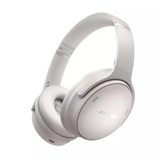 New Bose QuietComfort Wireless Noise Cancelling Headphones, Bluetooth Over Ear Headphones with Up To 24 Hours of Battery Life, White 2023 New Bose QuietComfort Wireless Noise Cancelling Headphones, Bluetooth Over Ear Headphones with Up To 24 Hours of Battery Life, White 2023