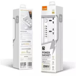 LDNIO SC5614 5 AC OUTLETS UNIVERSAL POWER STRIP
