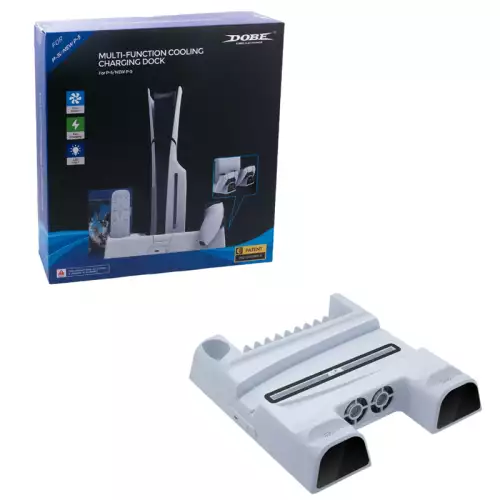 DOBE PS5 Slim Multi-Function cooling charging dock