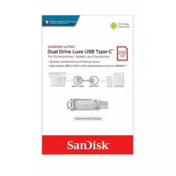 SanDisk - Ultra Dual Drive Luxe 256GB USB Type C Flash Drive SanDisk - Ultra Dual Drive Luxe 256GB USB Type C Flash Drive