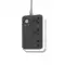 SIA ENDURING POWER STRIP 6 USB-A & 3 POWER SOCKETS - Black/White (SI-PS001G)
