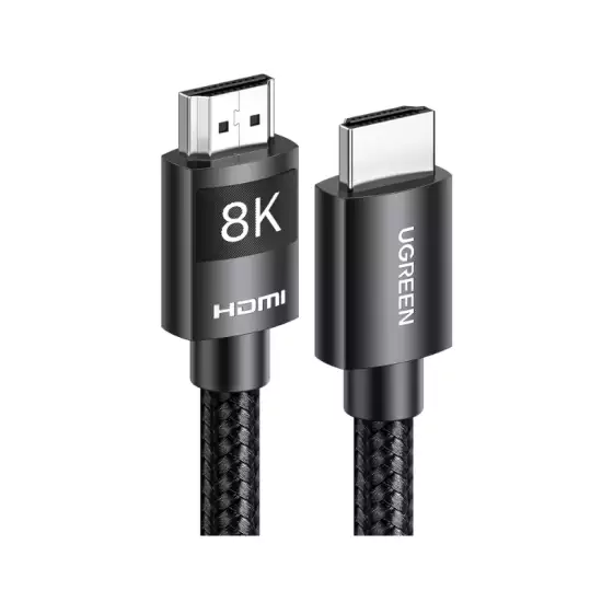 UGREEN HDMI Cable 2M HDMI 8K HDMI 2.1 Ultra HD High-Speed 48Gbps 8K@60Hz HDMI Braided Cord eARC Dynamic HDR Dolby Vision Compatible with MacBook Pro PS5 Switch TV Xbox Roku UHD TV Blu-ray Projector (40180) UGREEN HDMI Cable 2M HDMI 8K HDMI 2.1 Ultra HD High-Speed 48Gbps 8K@60Hz HDMI Braided Cord eARC Dynamic HDR Dolby Vision Compatible with MacBook Pro PS5 Switch TV Xbox Roku UHD TV Blu-ray Projector (40180)