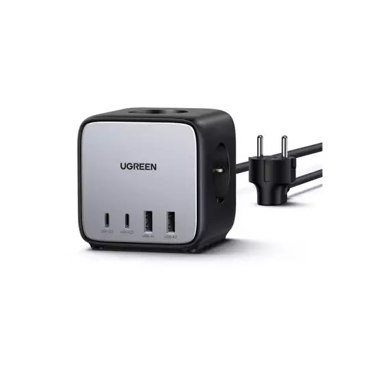 UGREEN DigiNest Cube 65W USB C GaN Oplader Model No.CD268 (60113) UGREEN DigiNest Cube 65W USB C GaN Oplader Model No.CD268 (60113)