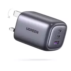 UGREEN Nexode 65W USB C Charger 3-Port Foldable GaN Laptop Charger Type C Fast Wall Charger Plug Compatile for MacBook Pro/Air, HP/Dell/Lenovo, iPad Pro/Air... Model:CD306 (90663) UGREEN Nexode 65W USB C Charger 3-Port Foldable GaN Laptop Charger Type C Fast Wall Charger Plug Compatile for MacBook Pro/Air, HP/Dell/Lenovo, iPad Pro/Air... Model:CD306 (90663)