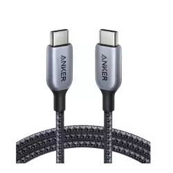 Anker 765 USB C to USB C Cable (140W 6ft Nylon), USB 2.0 Fast Charging USB C Cable for iPhone 15/15Pro/15Plus/ 15ProMax, MacBook Pro 2021, iPad Pro Anker 765 USB C to USB C Cable (140W 6ft Nylon), USB 2.0 Fast Charging USB C Cable for iPhone 15/15Pro/15Plus/ 15ProMax, MacBook Pro 2021, iPad Pro