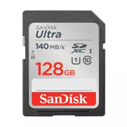 SanDisk Ultra UHS I 128GB SD Card 140MB/s for DSLR and Mirrorless Cameras SanDisk Ultra UHS I 128GB SD Card 140MB/s for DSLR and Mirrorless Cameras
