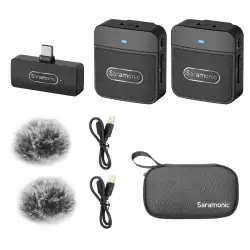 Saramonic Blink100 B6 Wireless Lavalier Lapel Microphone for Android Smartphone With Type-C Port Noise Reduction,Plug and Play Lapel Clip-on Mini Mic For Interview Video Podcast Vlog YouTube Saramonic Blink100 B6 Wireless Lavalier Lapel Microphone for Android Smartphone With Type-C Port Noise Reduction,Plug and Play Lapel Clip-on Mini Mic For Interview Video Podcast Vlog YouTube