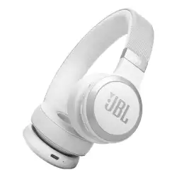 JBL LIVE 670NC Wireless On-Ear Headphones with True Adaptive Noise Cancelling White JBL LIVE 670NC Wireless On-Ear Headphones with True Adaptive Noise Cancelling White