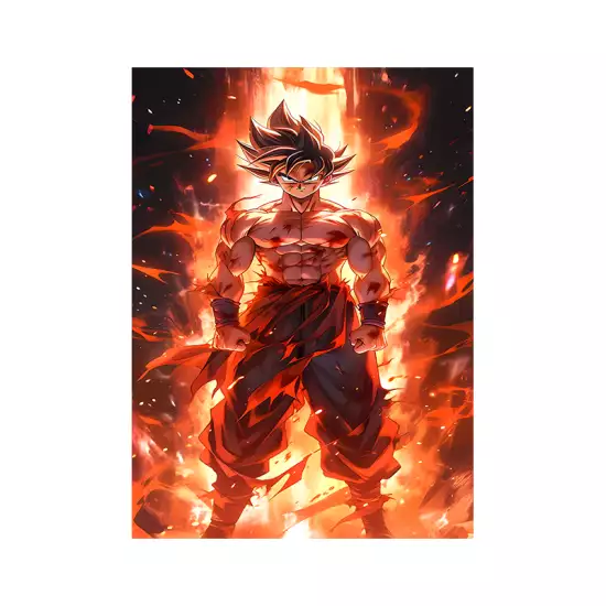 Anime Goku Poster Anime Goku Poster