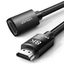 UGREEN 8K HDMI Extension Cable 48Gbps HDMI Extender Cord Support 8K 60Hz, 4K 120Hz, HDMI 2.1 Male to Female Adapter Compatible with MacBook Pro 2021/PS5/Xbox Series X/Roku TV/UHD TV/Blu-ray, 3.3FT (40447) UGREEN 8K HDMI Extension Cable 48Gbps HDMI Extender Cord Support 8K 60Hz, 4K 120Hz, HDMI 2.1 Male to Female Adapter Compatible with MacBook Pro 2021/PS5/Xbox Series X/Roku TV/UHD TV/Blu-ray, 3.3FT (40447)