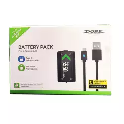 DOBE Controller Battery Pack 5550mAh Rechargeable Battery Packt USB C Charging Cable for Xbox One for Xbox Series DOBE Controller Battery Pack 5550mAh Rechargeable Battery Packt USB C Charging Cable for Xbox One for Xbox Series