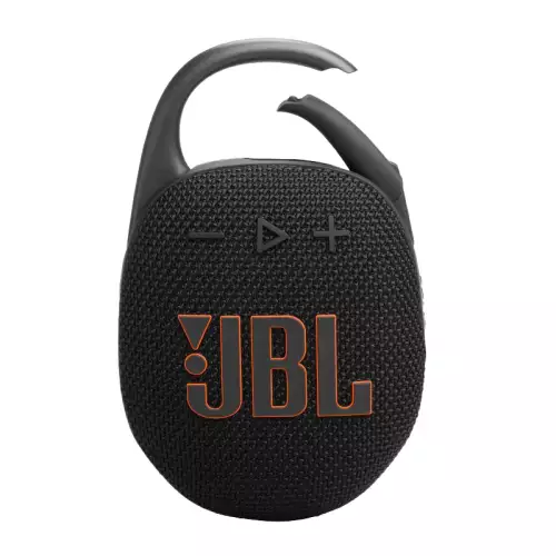 JBL Clip 5 - Ultra-Portable, Waterproof and Dustproof Bluetooth Speaker, Integrated Carabiner, Up to 12 Hours of Play, Made in Part with Recycled Materials (Black)