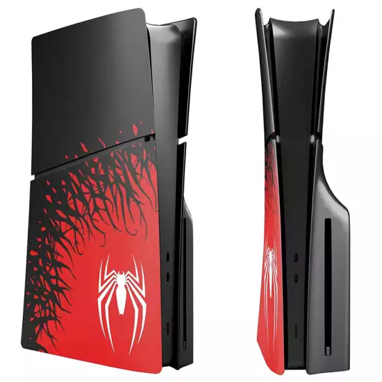 Faceplate Face Console Plate Cover Case Housing Shell for PS5 Slim (Disk Edition)- Spider Faceplate Face Console Plate Cover Case Housing Shell for PS5 Slim (Disk Edition)- Spider
