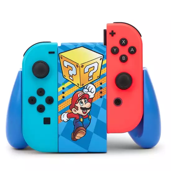 PowerA Joy-Con Comfort Grip for Nintendo Switch - Mystery Block Mario PowerA Joy-Con Comfort Grip for Nintendo Switch - Mystery Block Mario
