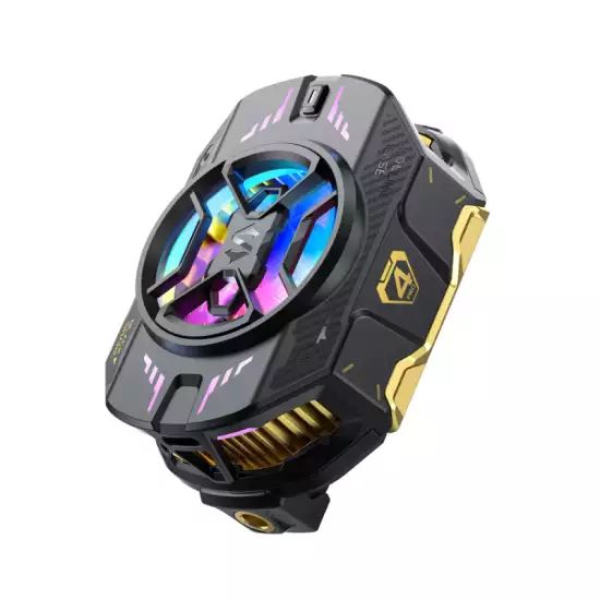 Black Shark FunCooler 4 Pro Phone Cooling Heatsink Fan Type C RGB Better Gaming Fun Phone BlackShark Fun Cooler for ios iphones Android - Black Black Shark FunCooler 4 Pro Phone Cooling Heatsink Fan Type C RGB Better Gaming Fun Phone BlackShark Fun Cooler for ios iphones Android - Black