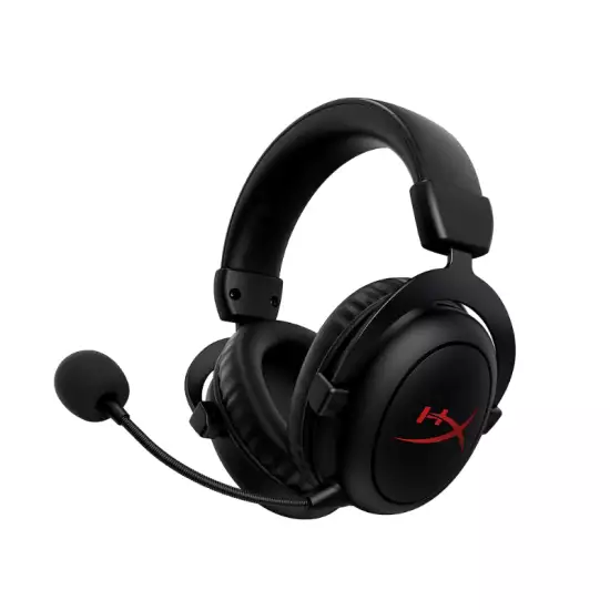 HyperX Cloud II Core Wireless - Gaming Headset for PC, DTS Headphone:X Spatial Audio, Memory Foam Ear Pads, Black HyperX Cloud II Core Wireless - Gaming Headset for PC, DTS Headphone:X Spatial Audio, Memory Foam Ear Pads, Black